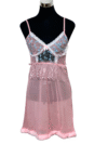 Women Beautiful Pink Night Dress